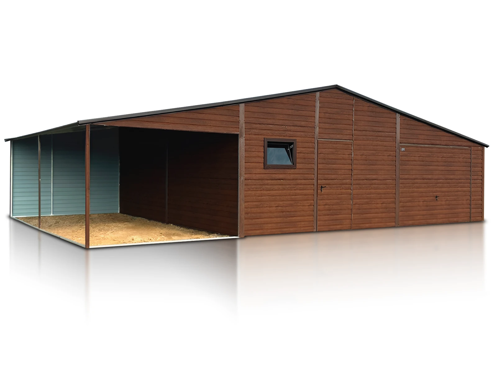 Garaż dwustanowiskowy 8x7m