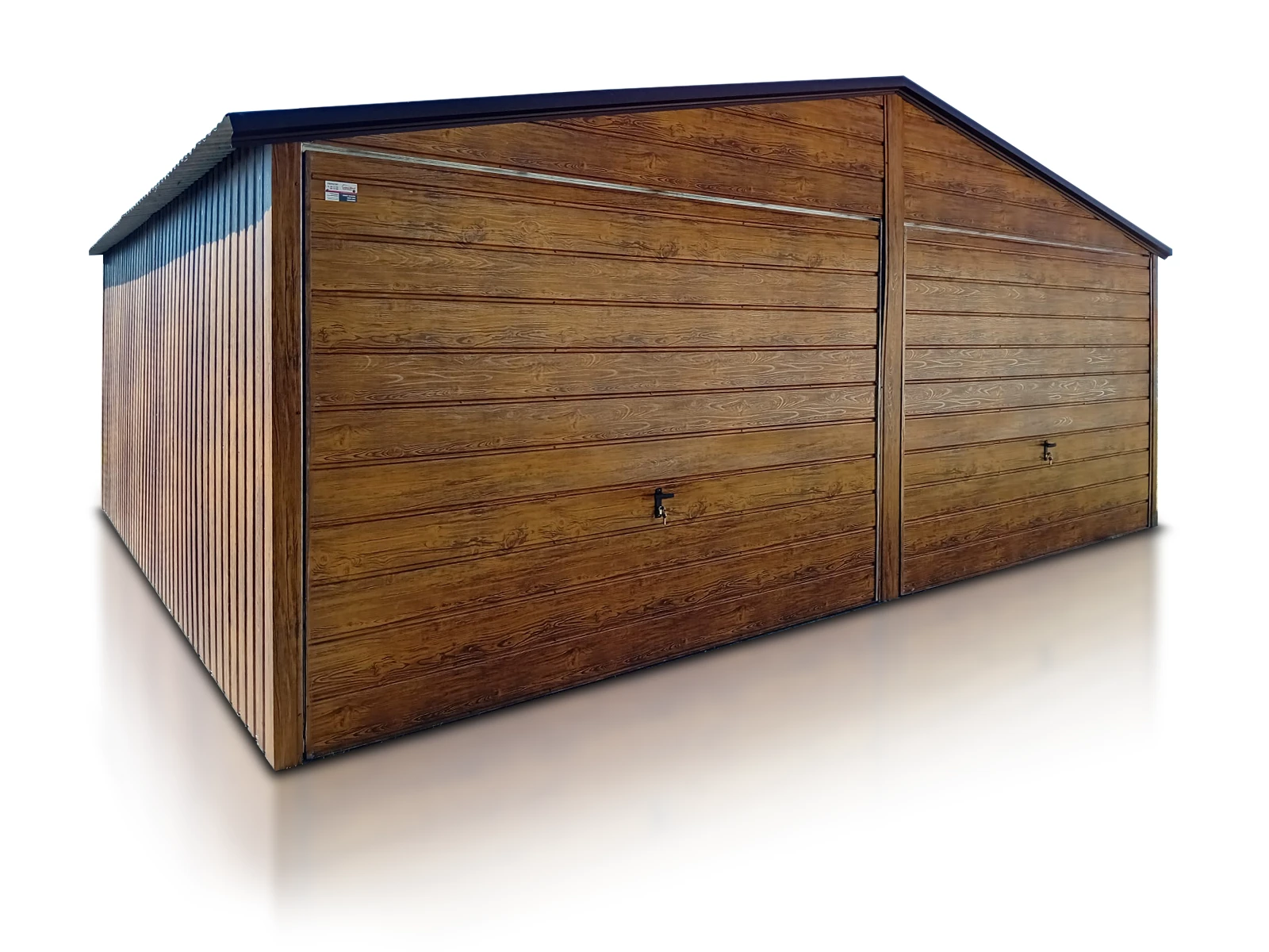 Garaże blaszane drewnopodobne Środa Wielkopolska