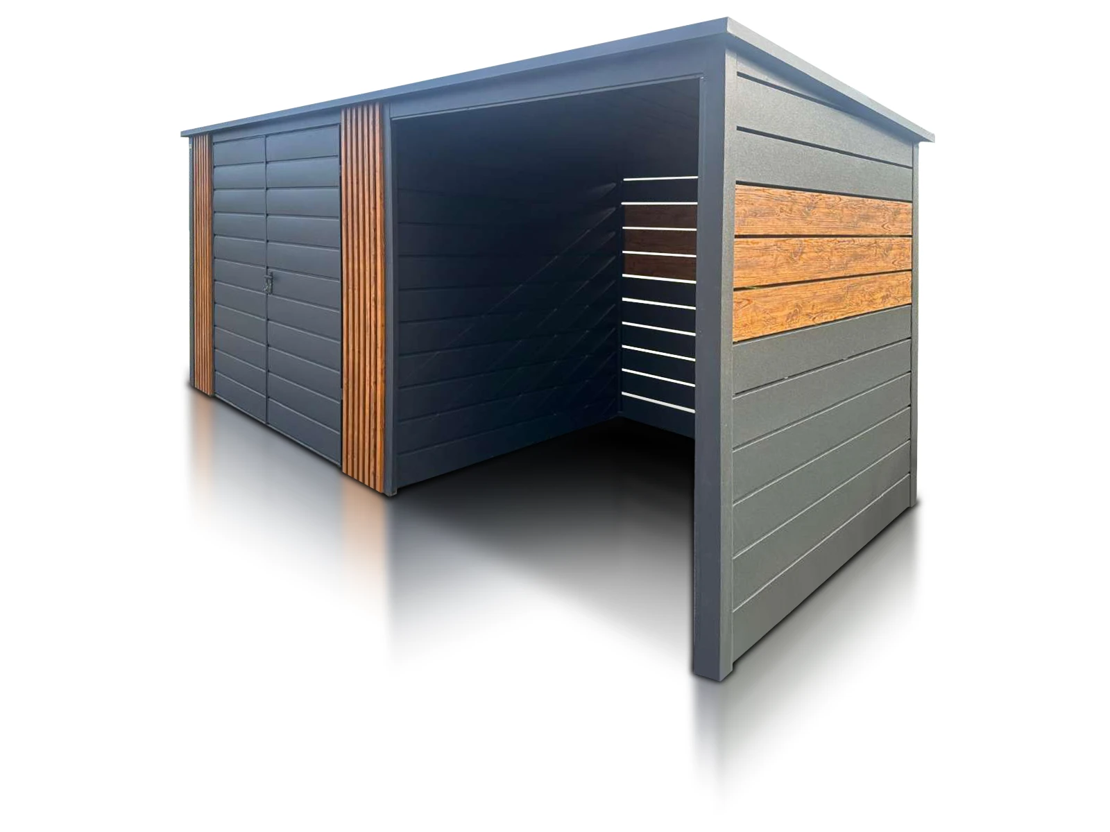 Domek narzędziowy 3x2m z wiatą