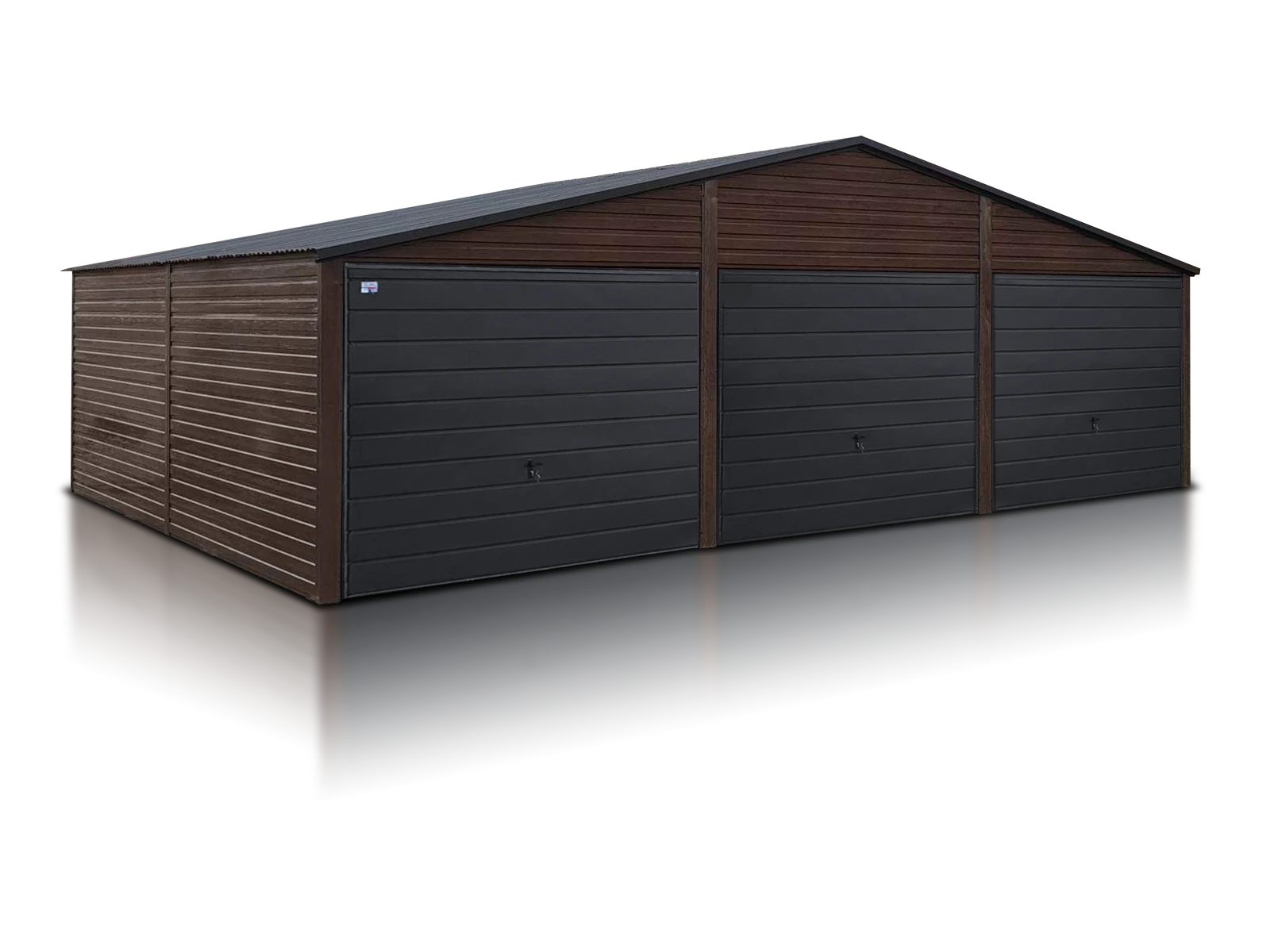 Garaż blaszany trzystanowiskowy Skoczów