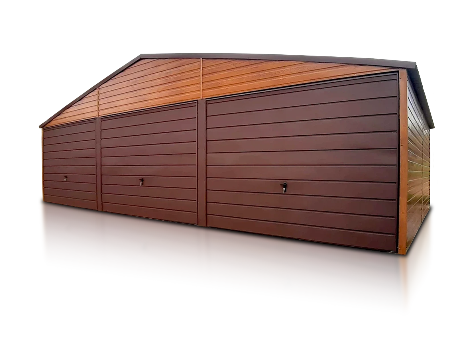 Garaż blaszany trzystanowiskowy Gliwice