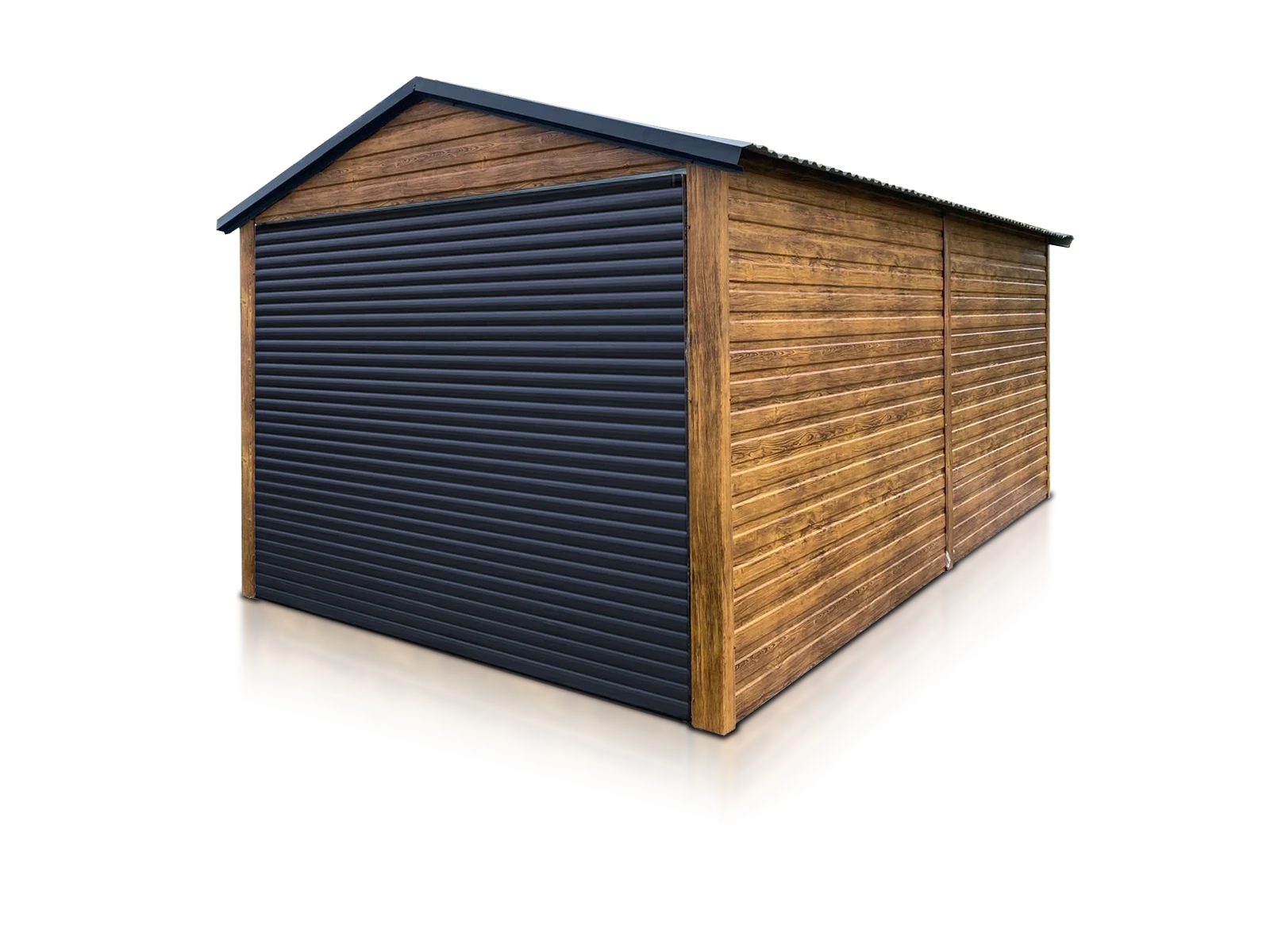 Garaż blaszany z bramą rolowaną Strzegom