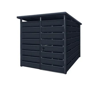 Wiata śmietnikowa 2.8x1.3m Grafit Outlet