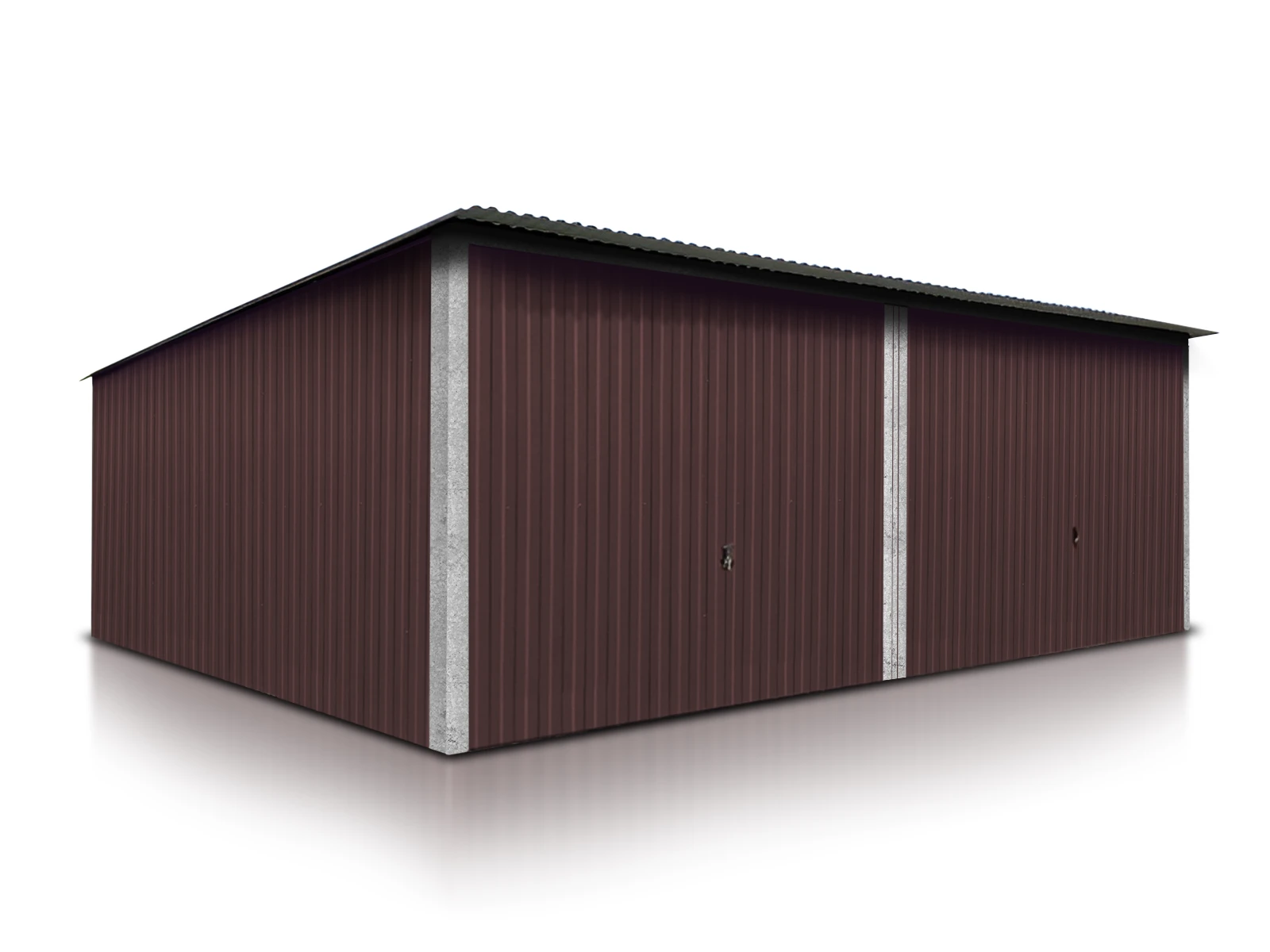 Garaż blaszany na 3 auta