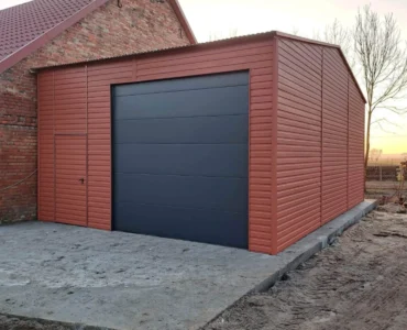 Magazyn wiata hala blaszana 6x8.5 garaż hala