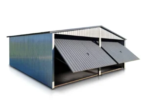 garaz blaszany dwustanowiskowy 6x5m aluminium