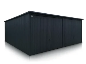 garaz blaszany dwustanowiskowy 6x5m jednospad