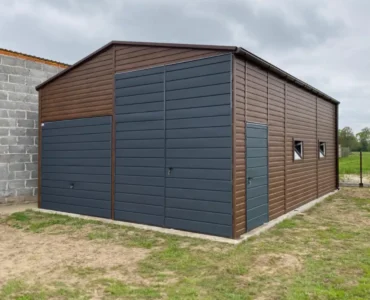 Magazyn hala blaszana 6x8 nowoczesne garaże