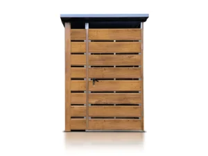 wiata smietnikowa 1 5x1 5 m dach jednospadowy drewnopodobny