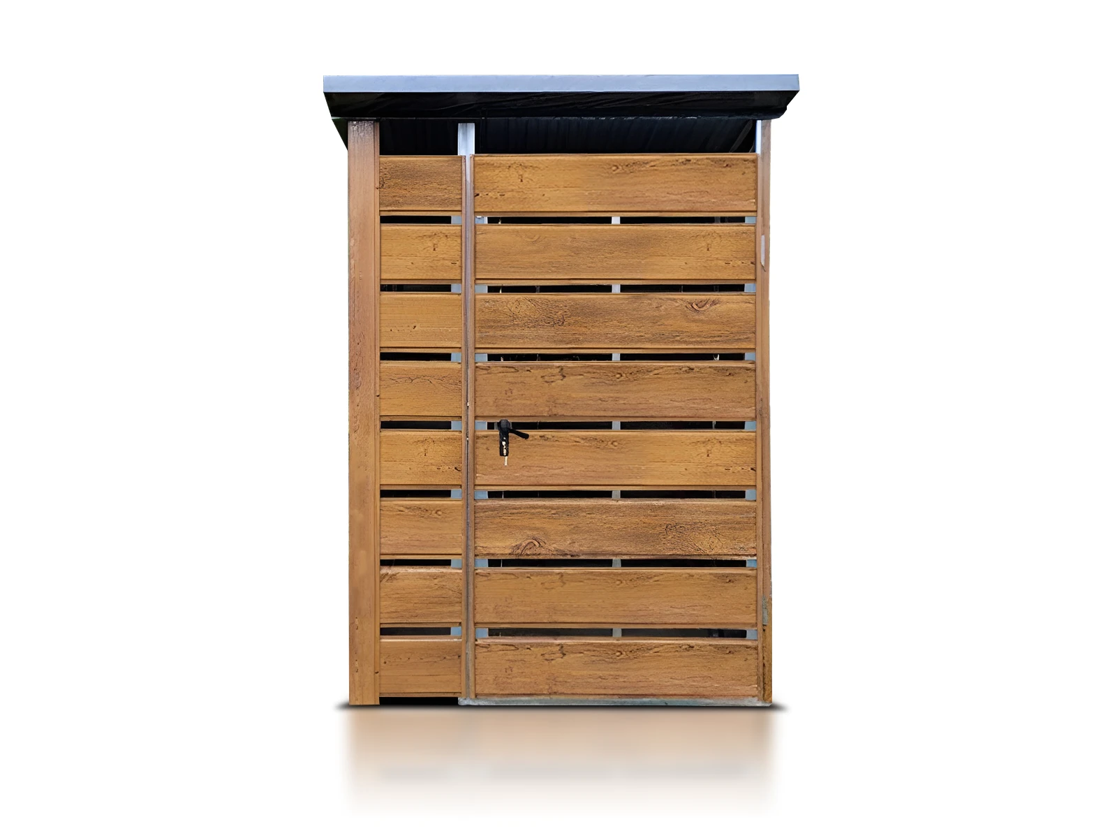 Wiata Smietnikowa 1 5X1 5 M Dach Jednospadowy Drewnopodobny