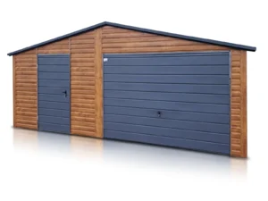 garaz blaszany jednostanowiskowy 6x5 m dwuspad