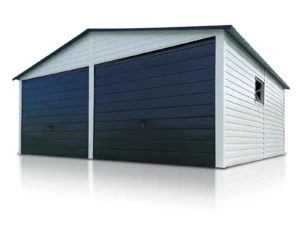 blaszak dwustanowiskowy 6x5 m brama uchylna