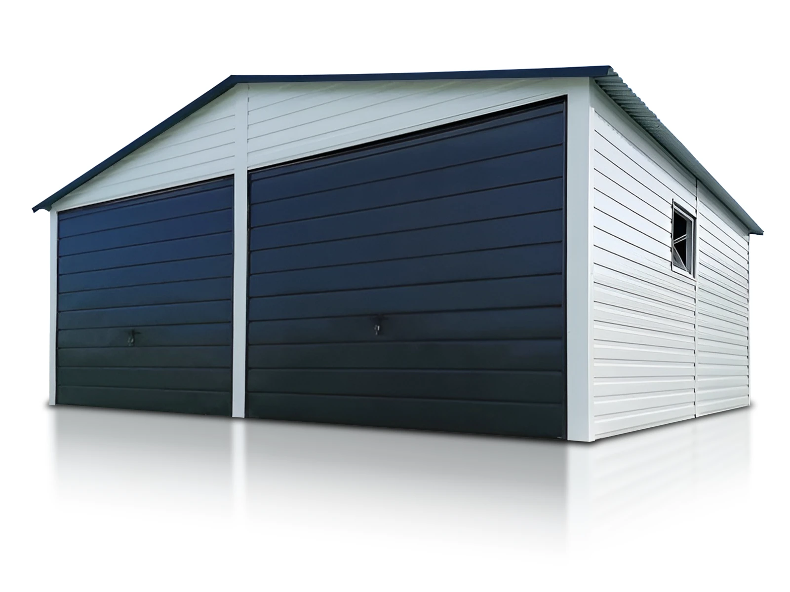 Blaszak Dwustanowiskowy 6X5 M Brama Uchylna