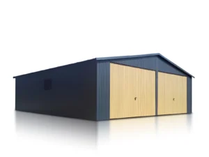 garaz blaszany dwustanowiskowy 7x6 m