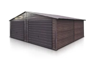 garaz dwustanowiskowy 7x6 m dach dwuspadowy