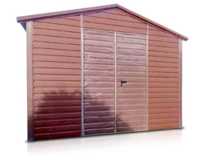 garaz blaszany 3 4x6 m dach dwuspadowy