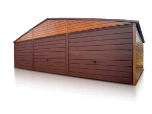 garaz trzystanowiskowy 9x5 m drewnopodobny