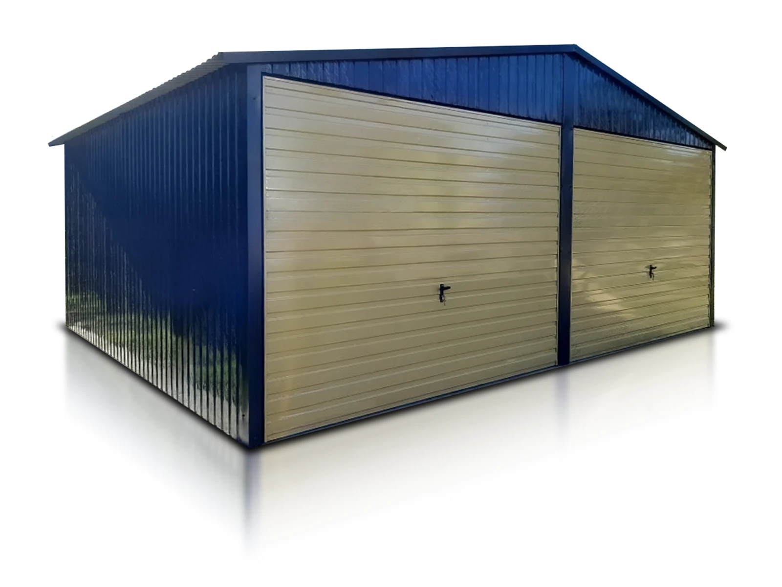 Garaz Blaszany Dwustanowiskowy 6X5 M Grafit