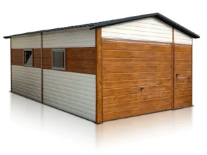 garaz blaszany pojedynczy 4x6 m