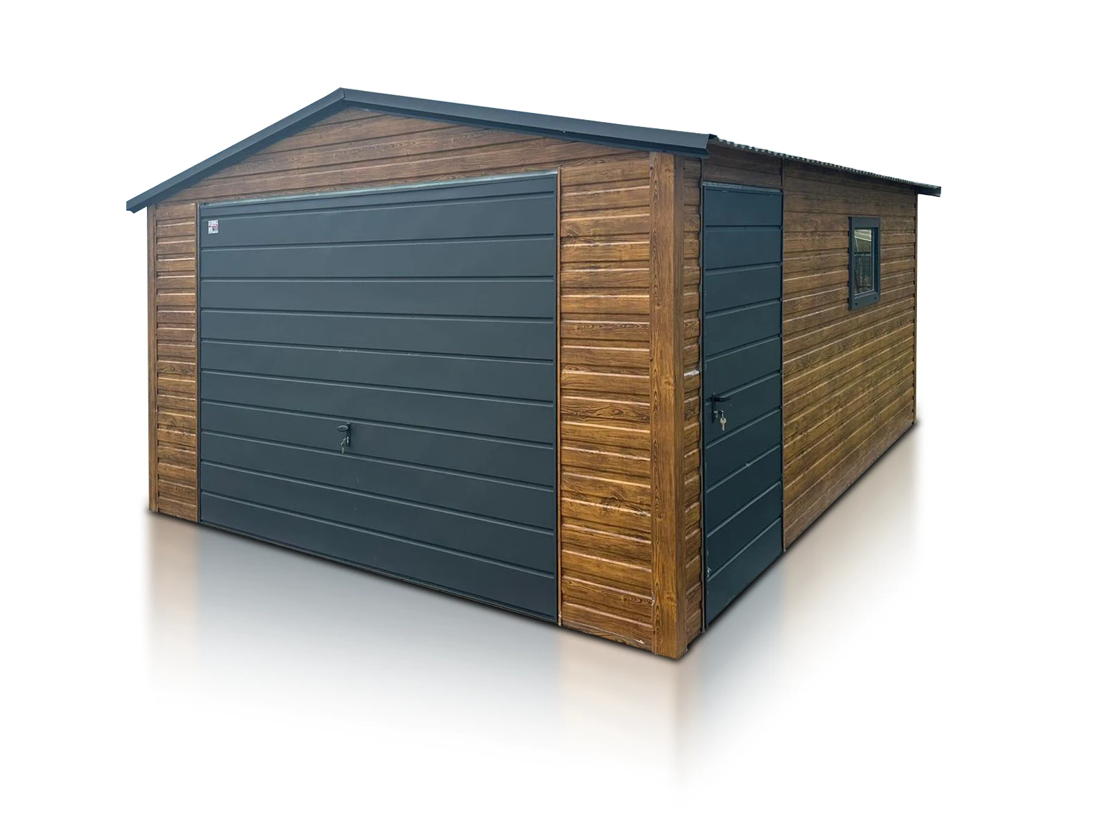 Garaz Jednostanowiskowy 4X6 M Dach Dwuspadowy 2