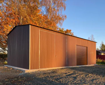 Wiata hala blaszana 13x6 garaż hala magazyn