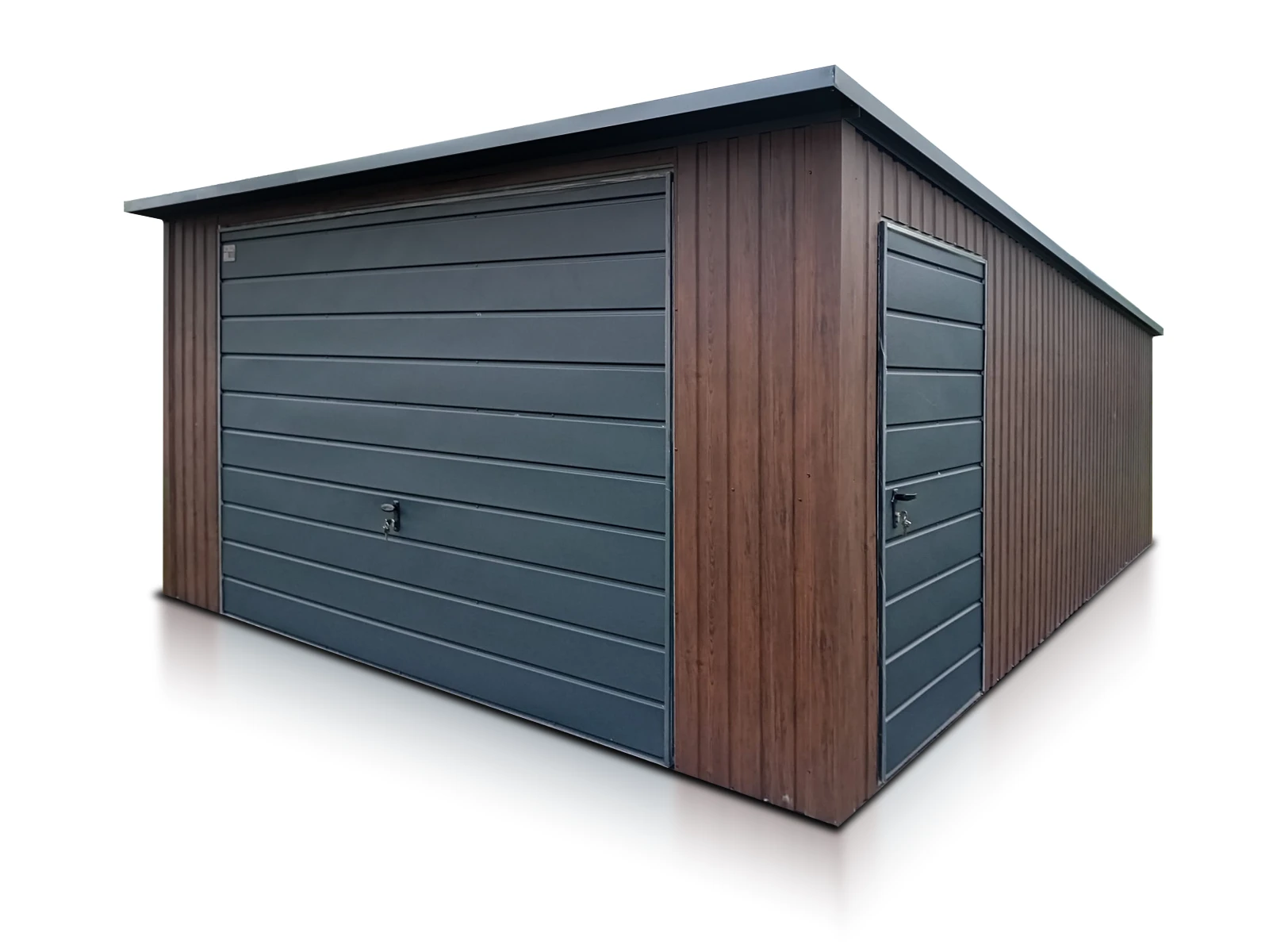 garaz jednostanowiskowy 4x6 m dach jednospadowy