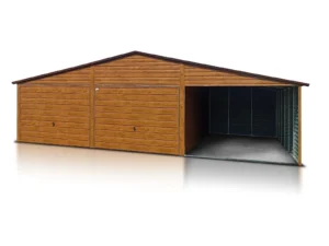 garaze drewnopodobne 9x5 blaszany