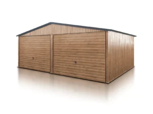 garaz dwustanowiskowy 6x5 m dach dwuspadowy