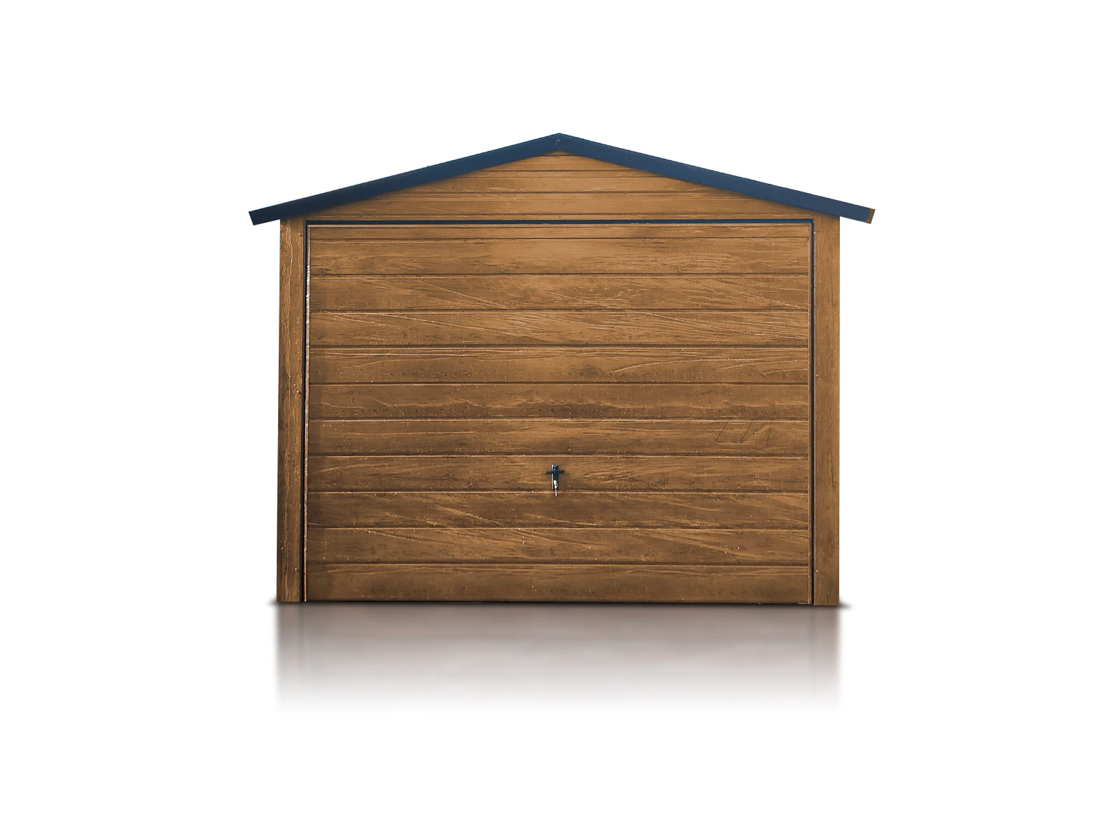 Garaz Jednostanowiskowy 3X6 M Dwuspadowy Brama