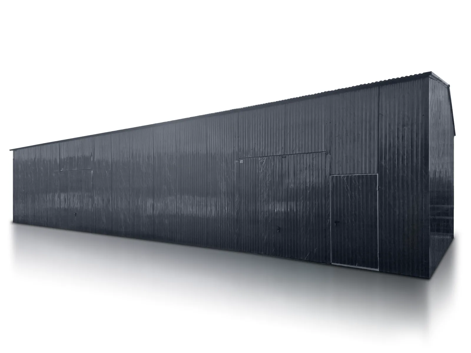 Hala Magazyn Wiata 20X8 Brama Garazowa Dwuskrzydlowa