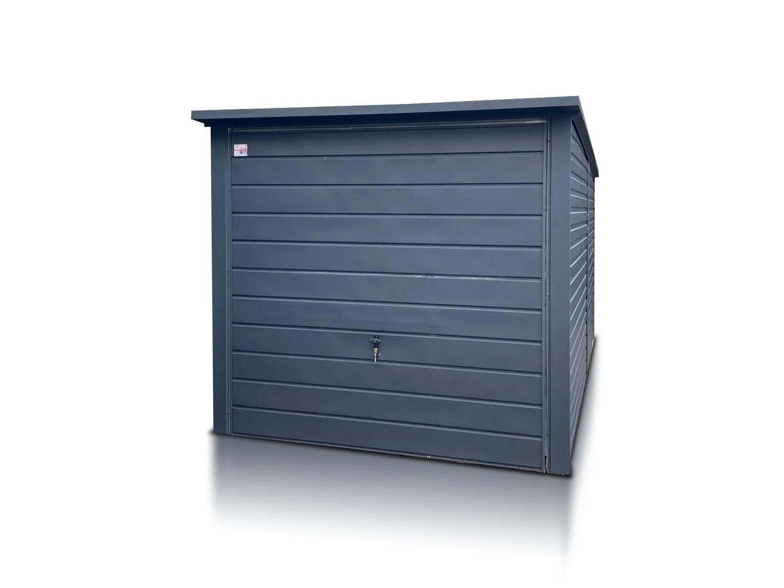 garaz jednostanowiskowy 2x4 m dach jednospadowy