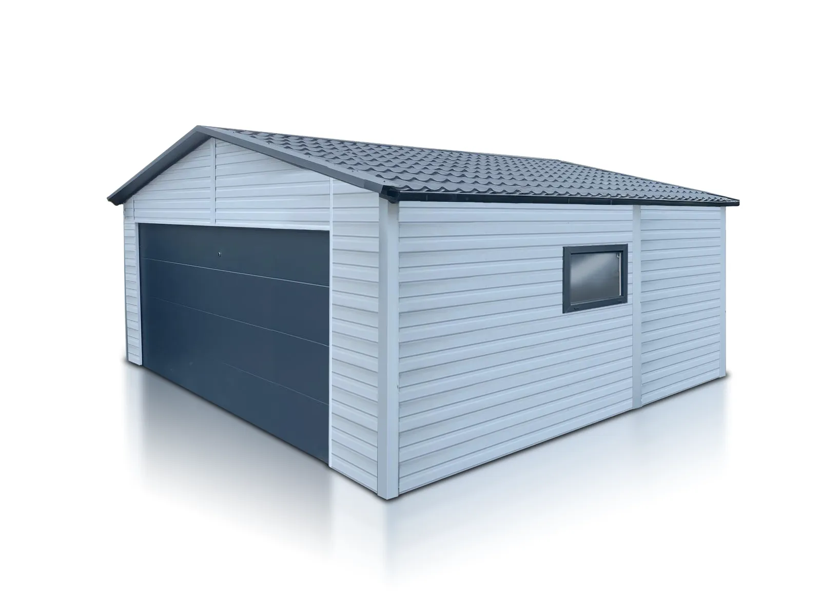 garaz blaszany 6x5 trwaly funkcjonalny