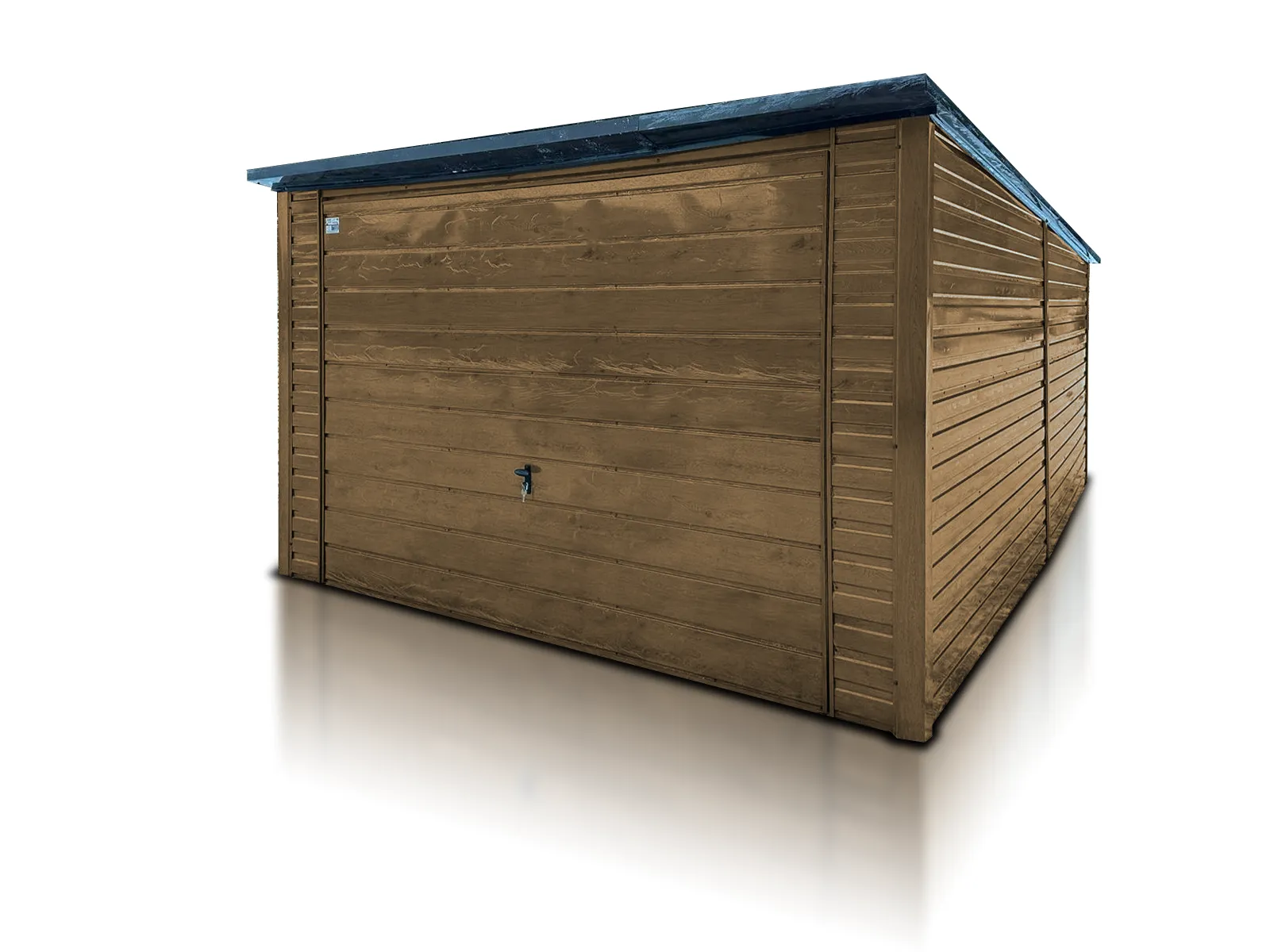 Garaz Jednostanowiskowy 3 5X5 Metalowy Drewnopodobny