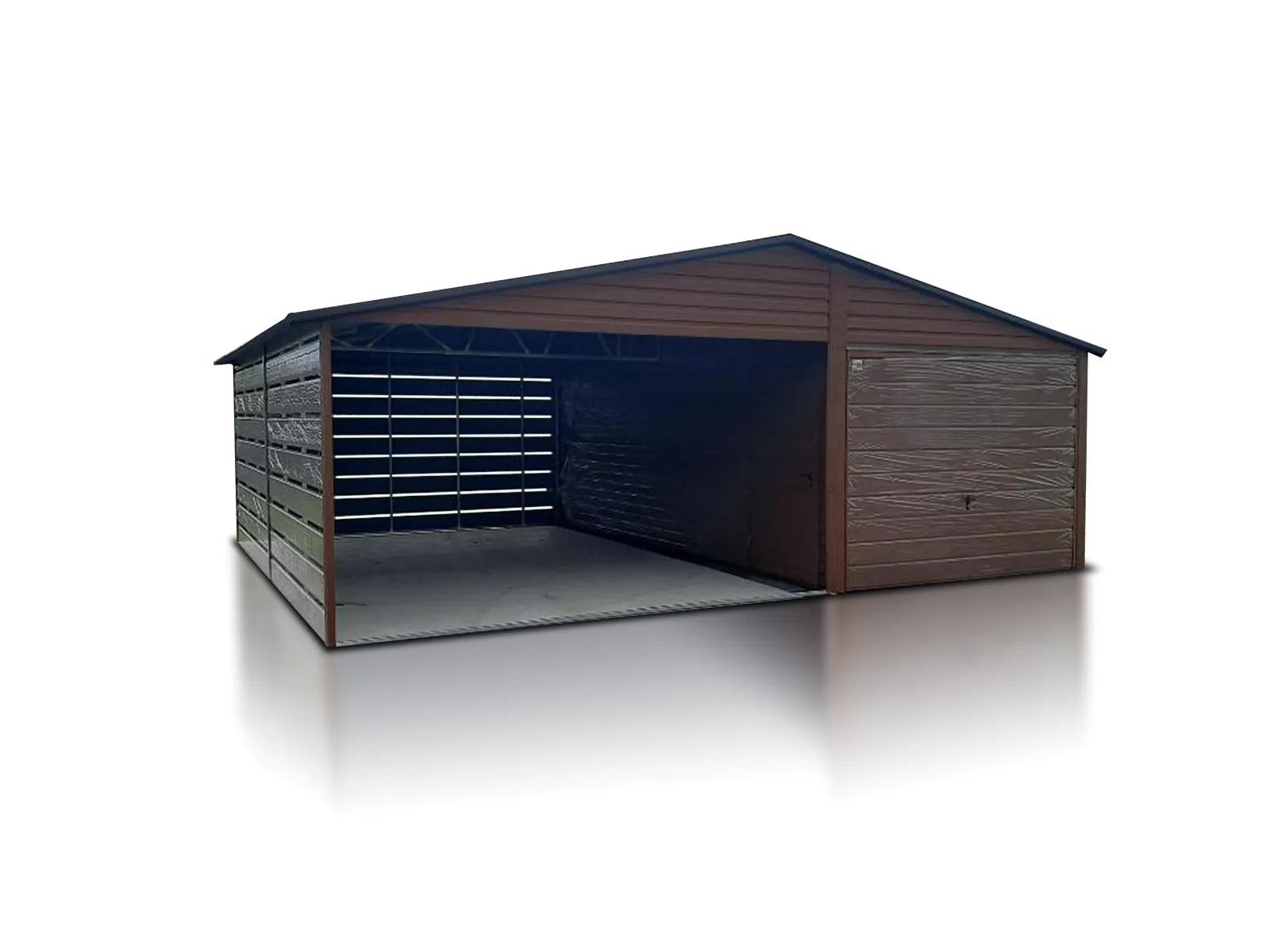 Garaz Jednostanowiskowy 3X5 M Wiata 4 M