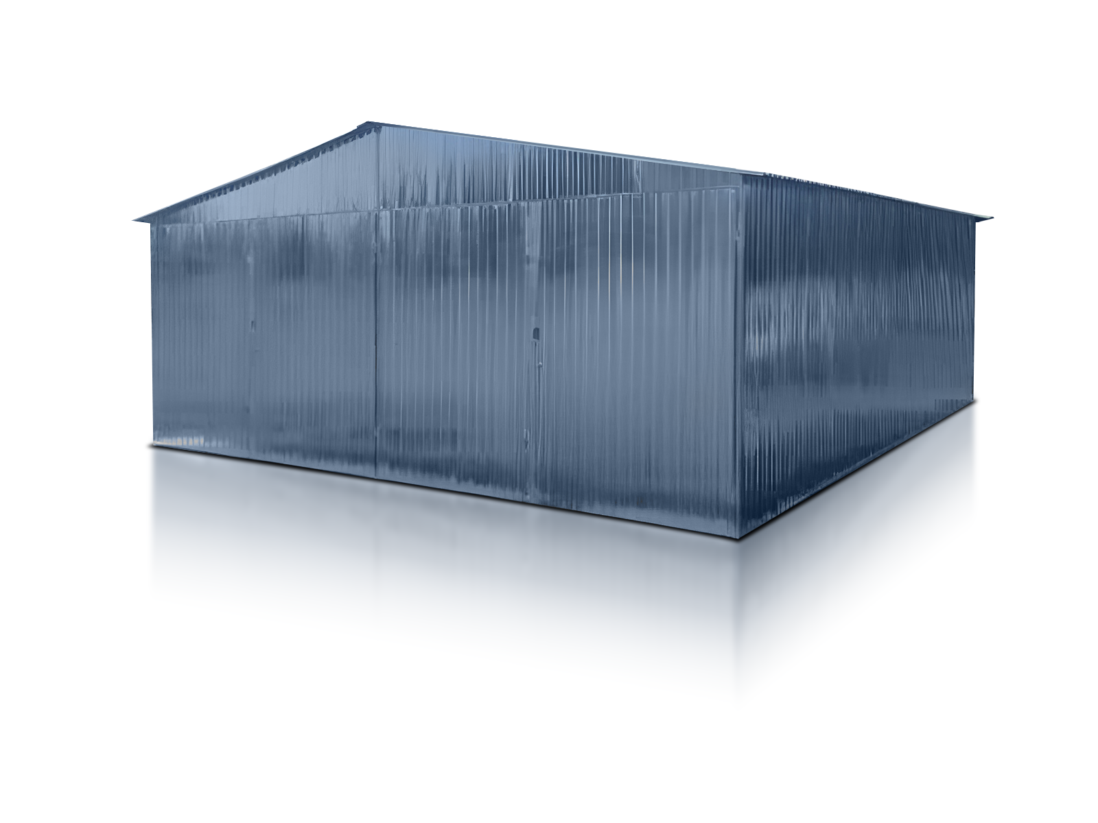 garaz dwustanowiskowy 6x5 m ocynk