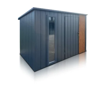 Domek narzędziowy 5x3 Dach jednospadowy Grafit