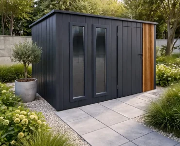 Domek narzędziowy 5x3 Dach jednospadowy Grafit