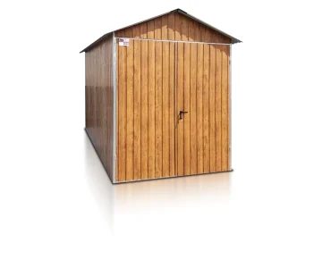 Domek narzędziowy 2x3 m Dach dwuspadowy Jasny Orzech