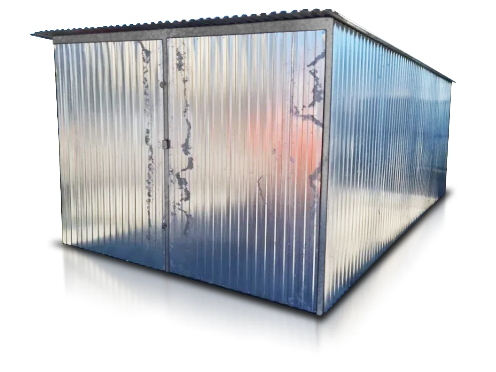 blaszak 3x5 garaz blaszany z montazem