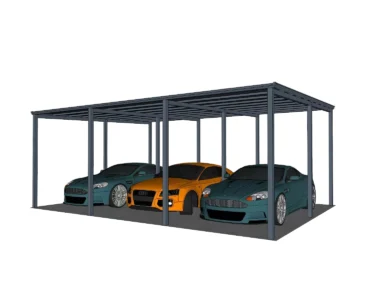 Carport 8x6 Aluminiowa Wiata Samochodowa