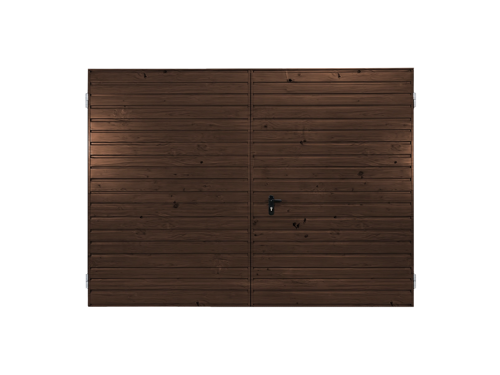 Drewno dwuskrzydlowa poziom 10 cm ciemny orzech front