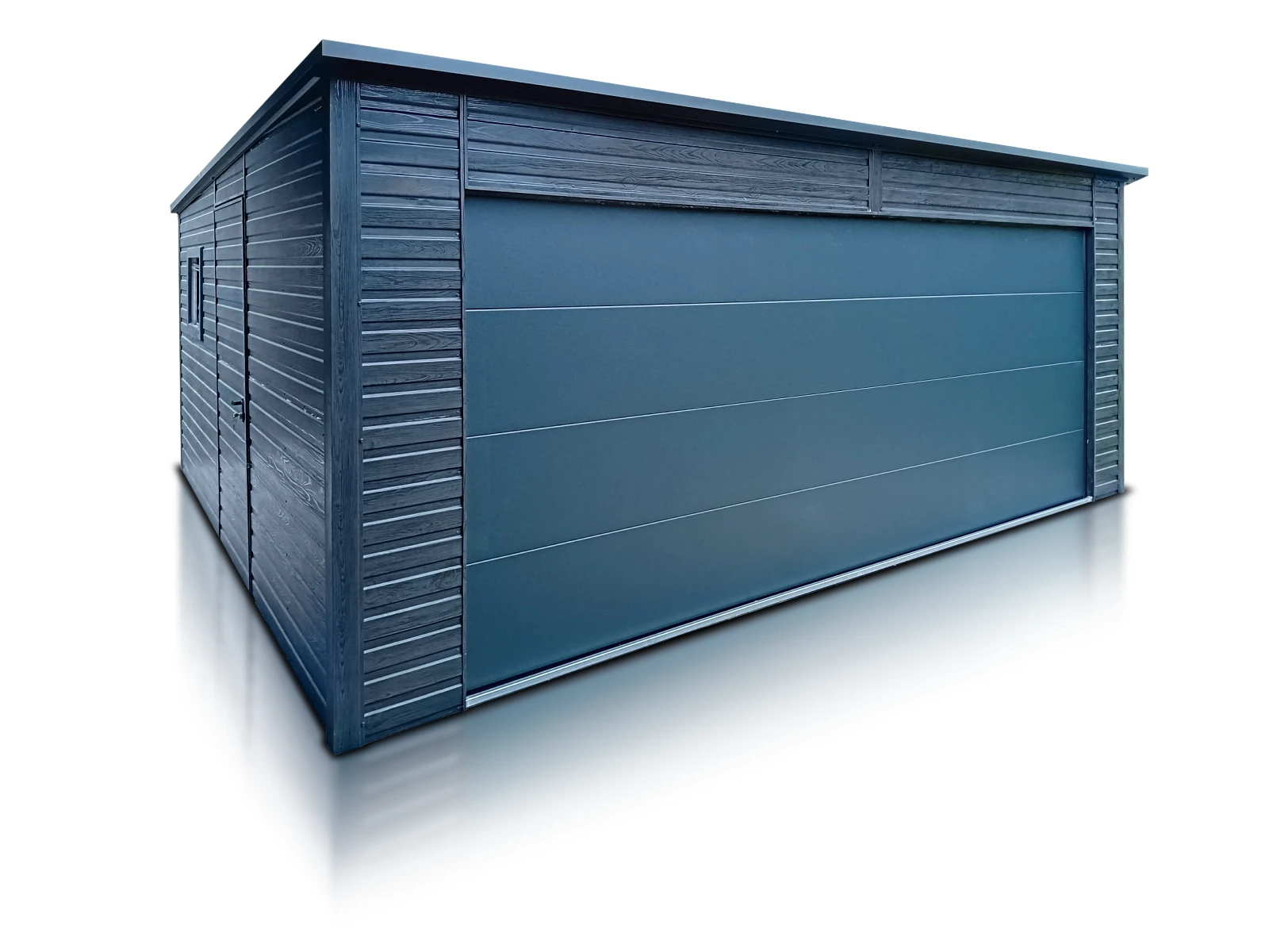 Garaż blaszany Orzesze brama segmentowa