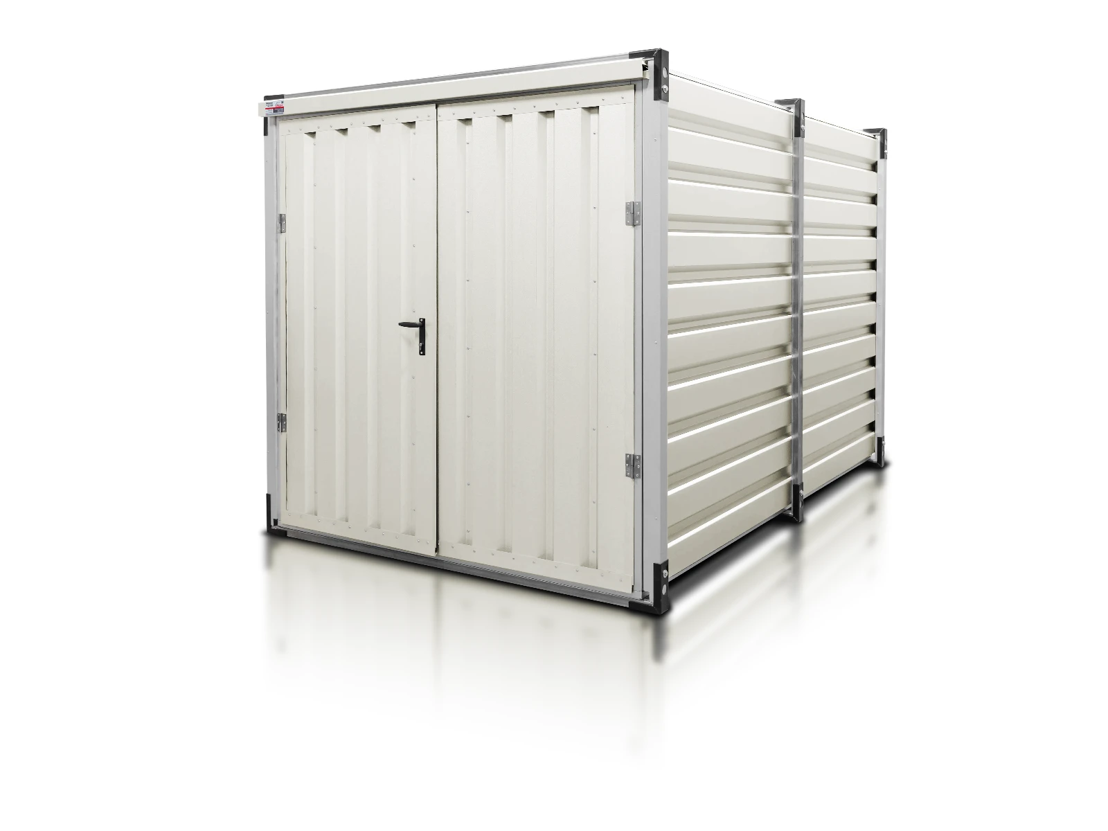 Kontener Magazynowy 3 M Szara Biel