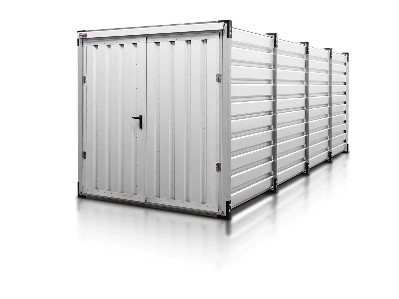 kontener magazynowy 6 m bialy