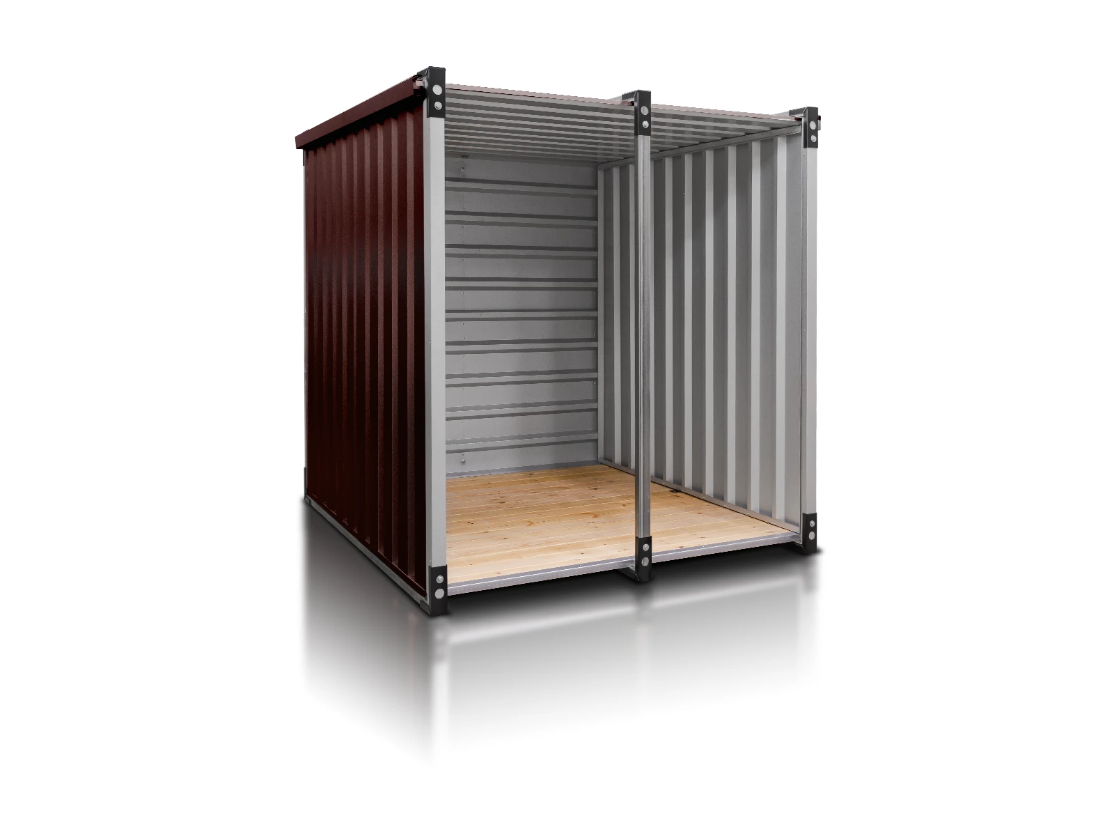 wiata magazynowa 2 25 m ciemny braz