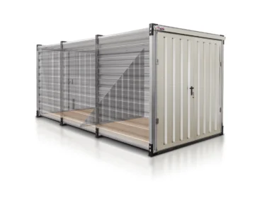 kontener magazynowy podwójny 5 m aluminium