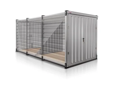 kontener magazynowy podwójny 5 m aluminium