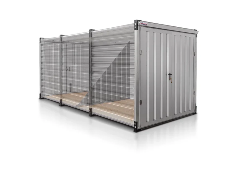 kontener magazynowy podwójny 5 m aluminium