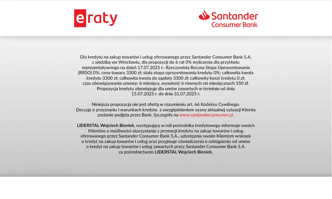 Santander warunki 0 lipiec