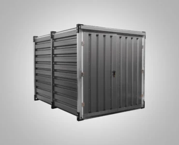 Kontener magazynowy 4 m Srebrny RAL 9007